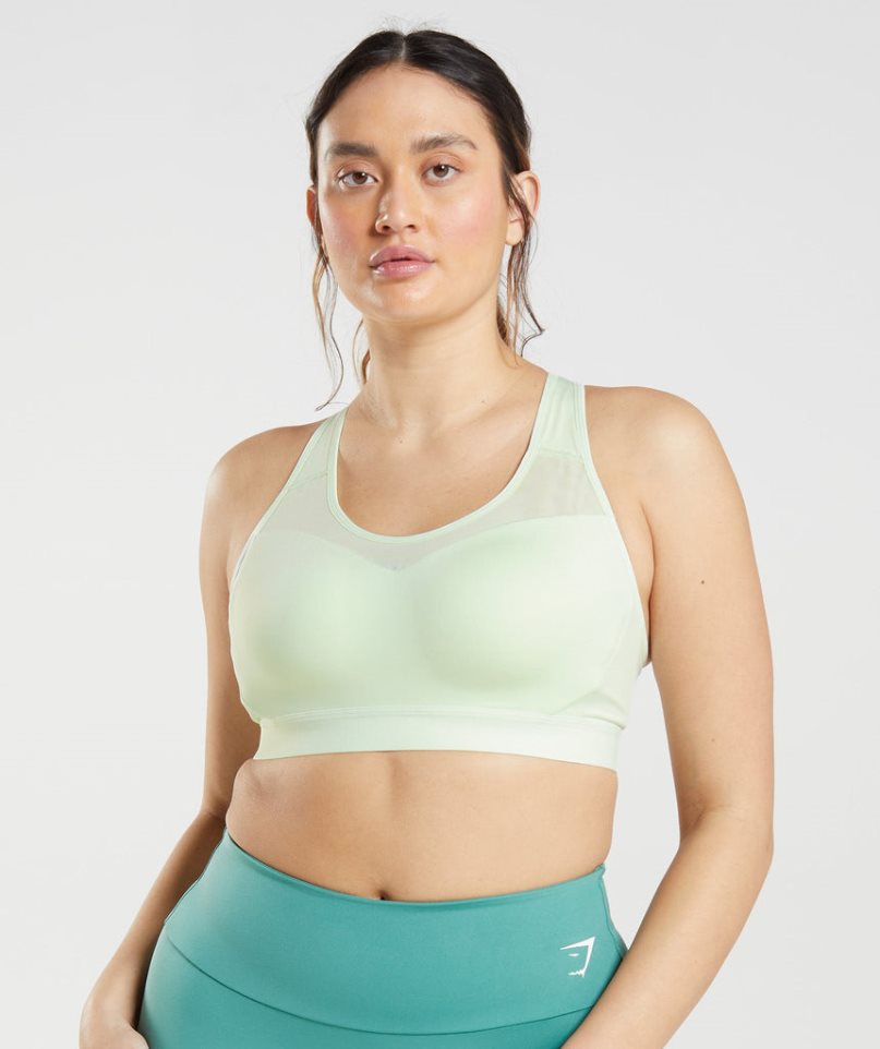 Women\'s Gymshark Open Back Sports Bra Mint | NZ 7YMFKU